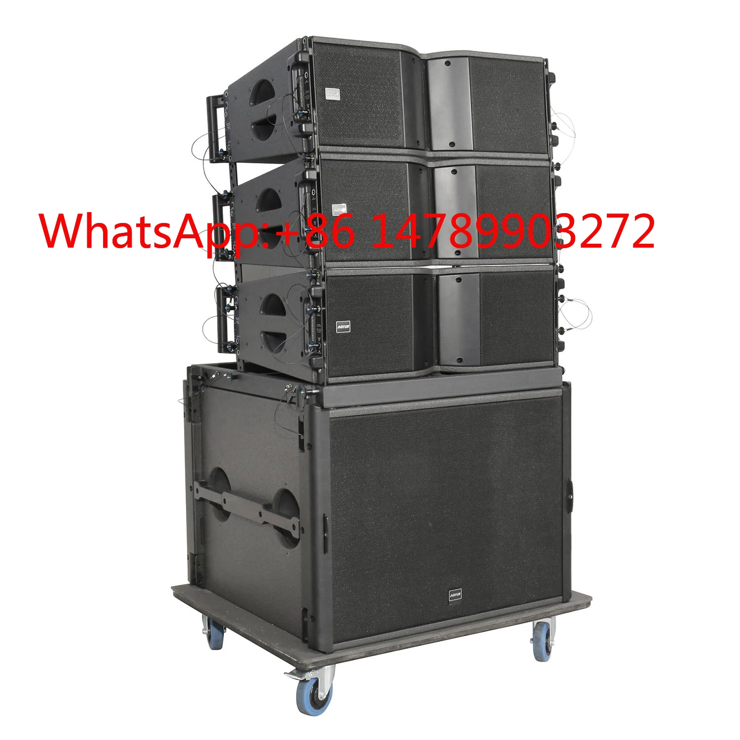 Sinbosen KA208 - Caja de Altavoces Lineales Dobles de 8 Pulgadas para DJ, Equipo de Audio Profesional para Escenario