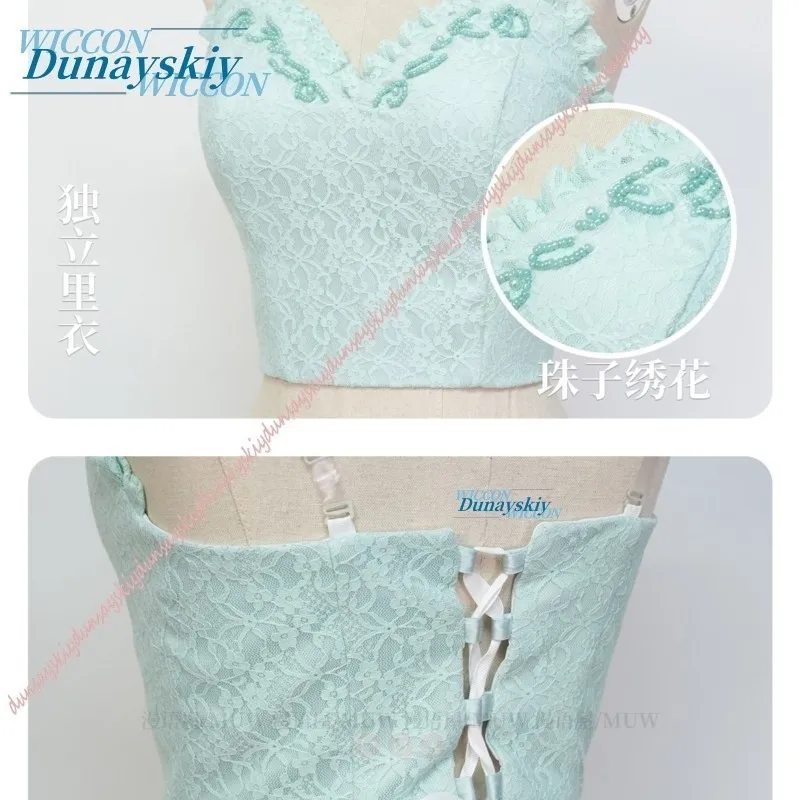 Alien Stage Sua Mizi Sexy Pleated Prom Gown customize Cosplay Costumes Anime Cosplay Outfits Themed  Short Wedding Party Dresses view 5