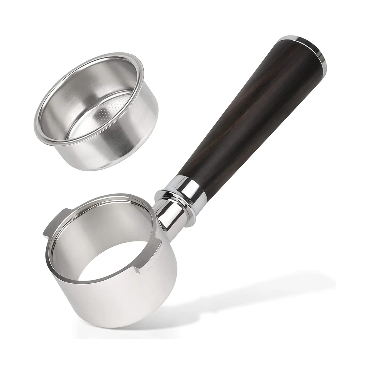 

51mm Portafilter for ECP3420/EC155/BCO430/EC260, 51mm Bottomless Portafilter 2 Ears Handle