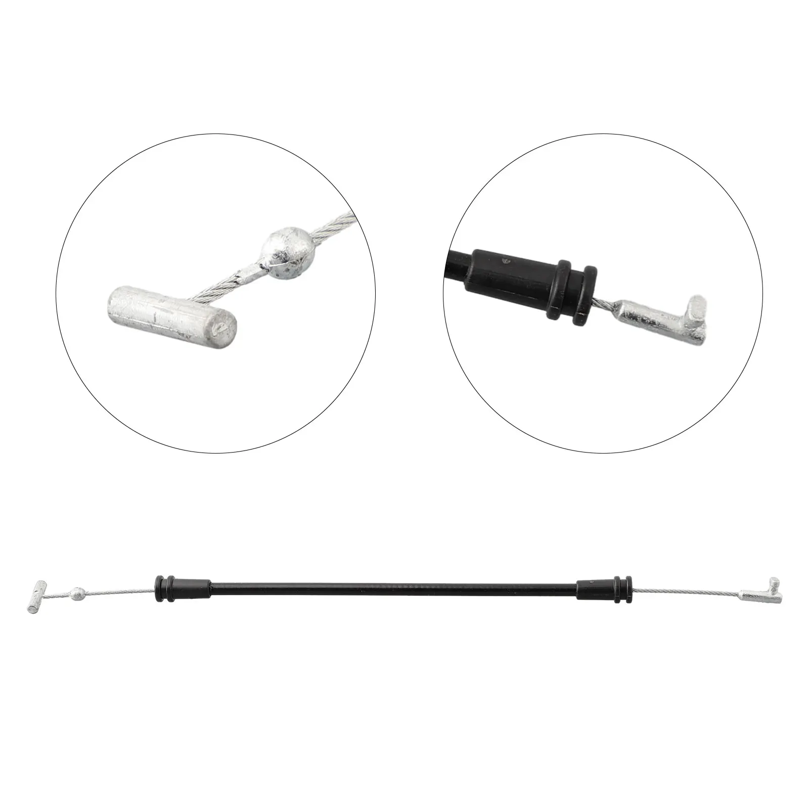 High Quality Hot Sale Practical Brand New Shift Cable Door Handle Cable Right Left Metal 1pc 4547230169 Black +silver