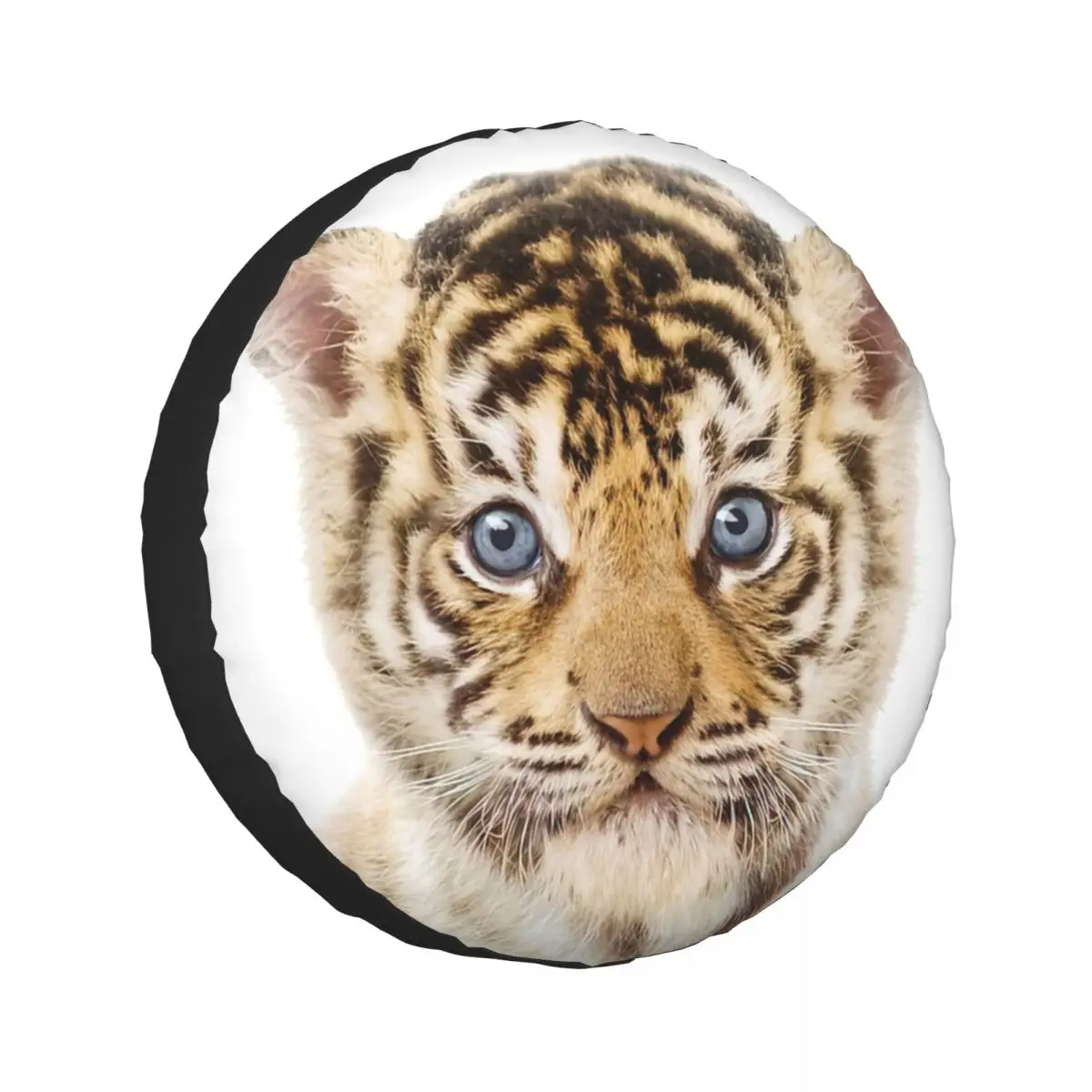 Tiger Portrait Tire Cover Wheel Protectors Weatherproof Universal for Jeep Trailer RV SUV Truck Camper Travel Trailer