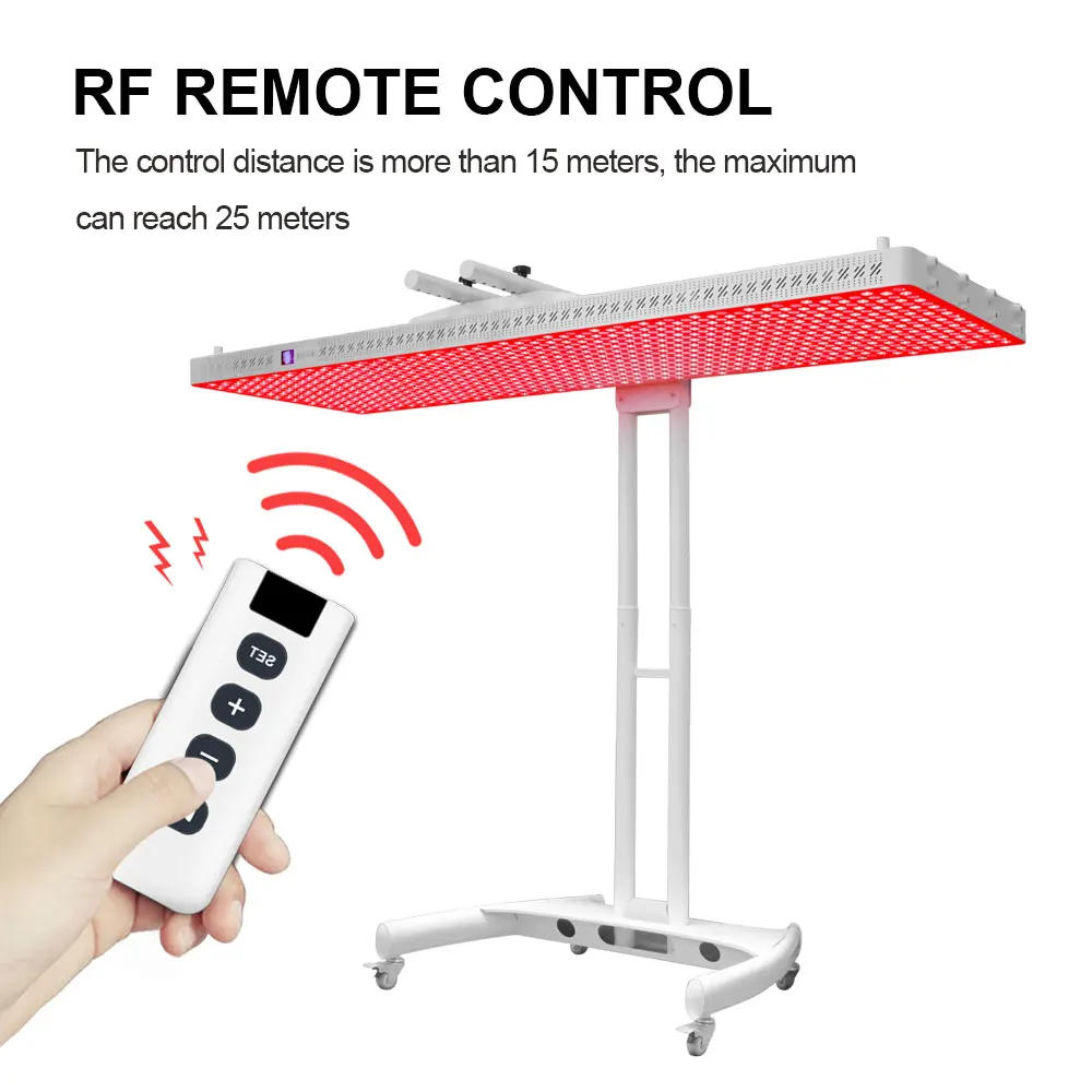 Infrared Light Therapy Lamp 1000w 1200w 2000w 660nm 630 810 830  850nm Red Light Therapy Panel Stand