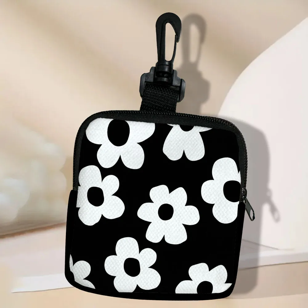 1pc Small Flower Pattern Printed Large Capacity Coin Wallet, Digital Printed Coin Wallet Storage Bag, Ideal Choice for Gifts