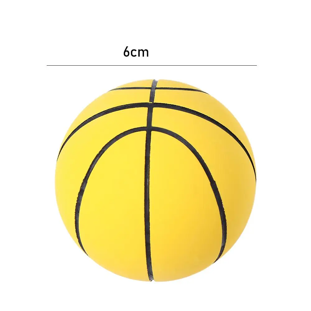 Buntes Sportspielzeug für Kinder, 6 cm, Stressabbau für Sprungbälle für Erwachsene, Anti-Angst-Mini-Basketbälle, Hüpfbälle