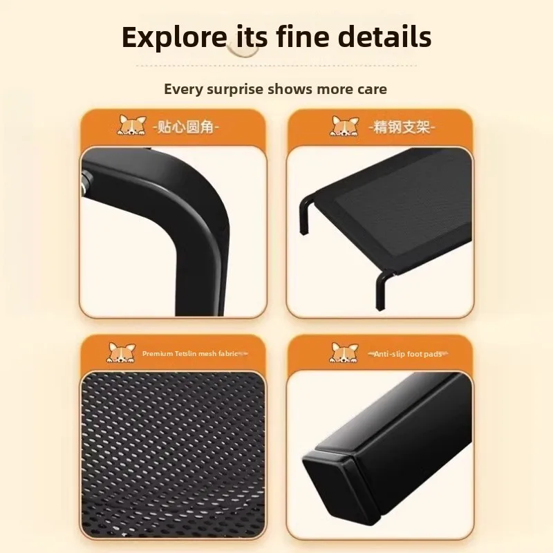 

New pe Dog Bed Special Universal Net Bed Moisture Proof Dog Nest Small Dog Bed Large Dogs Military Sle Bed for Pets