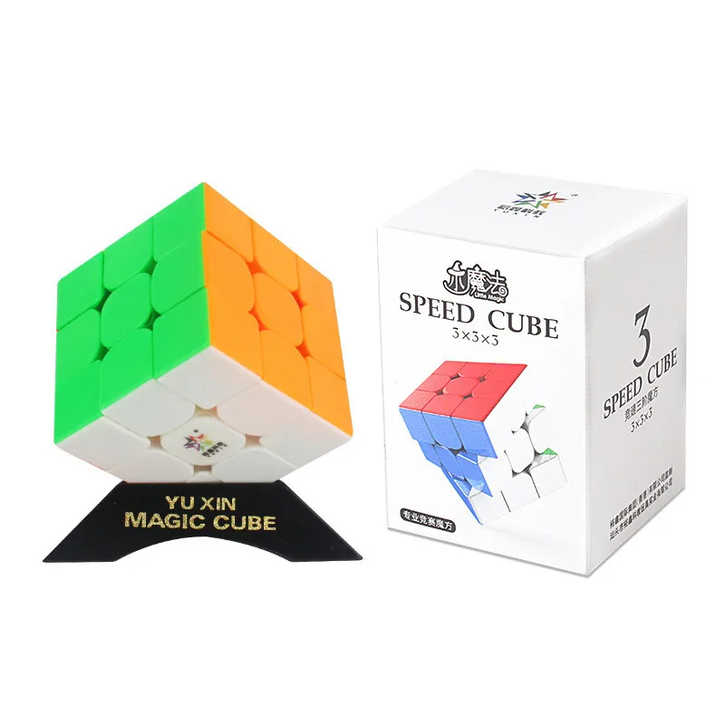 Yuxin Little Magic Cube 3x3 Black Stickerless 3x3x3 Cubo Magico Professional no stickers Speed Cube Puzzle Toys For Children