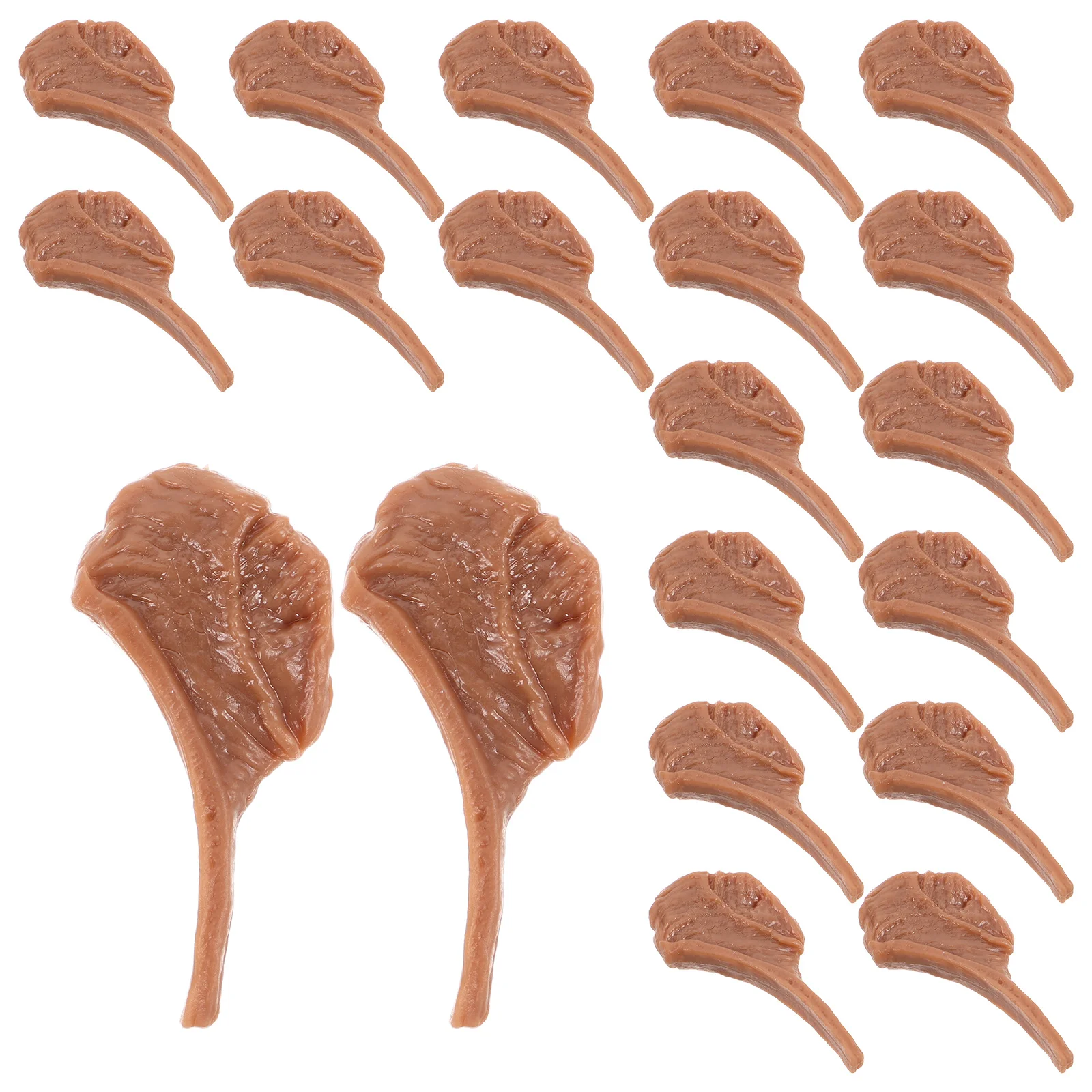 

50Pcs Simulation Beef Block - Compact Portable Fake Steak for Shelf Display Office Desk Decoration Photography Prop Use