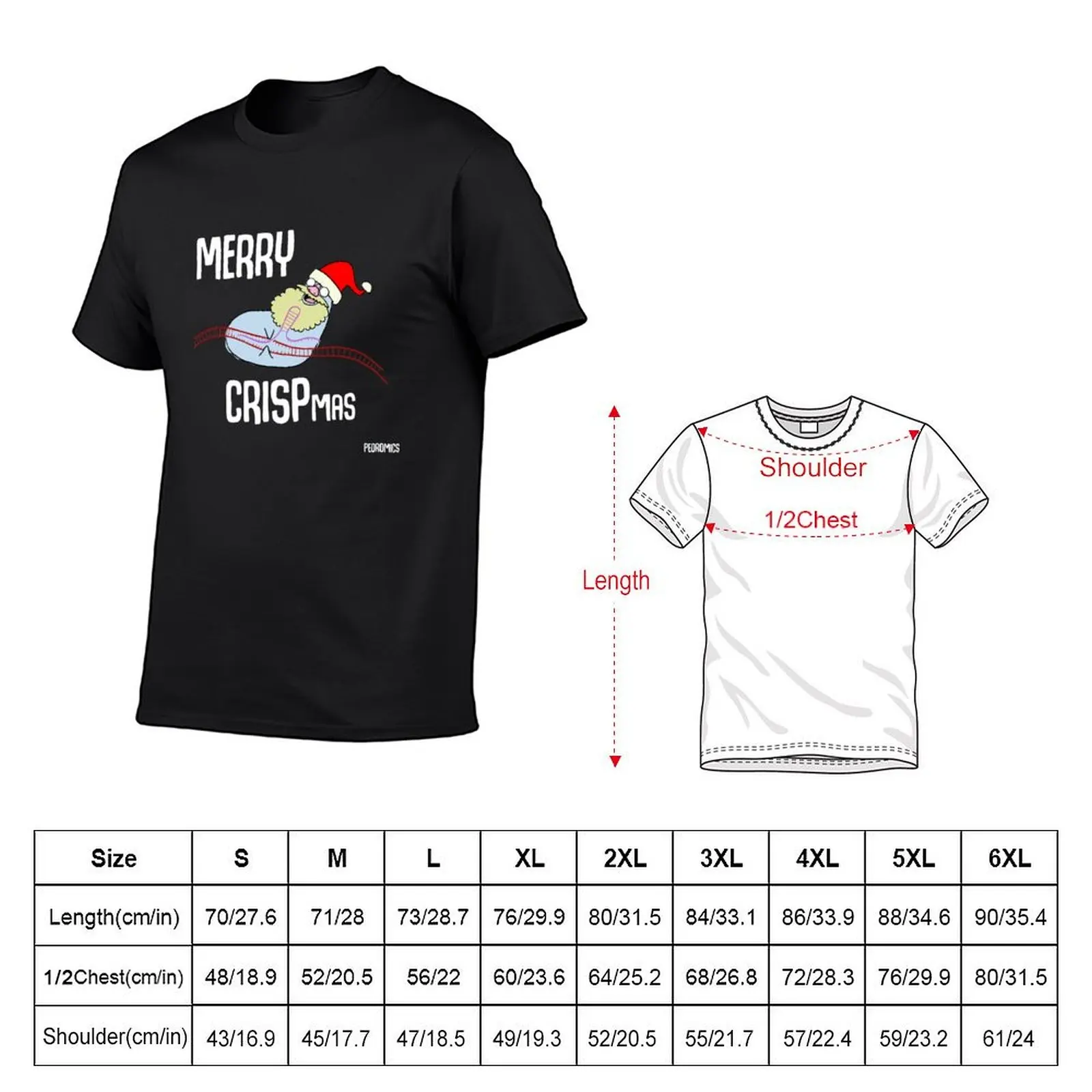 Merry CRISPmas! T-Shirt summer tops shirts graphic tee rapper graphic tees oversized t shirt men