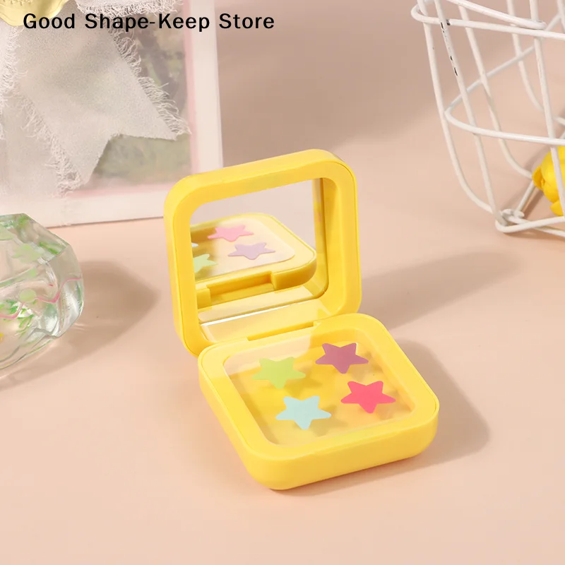 1Box 32 Patches Acne Patch Fade Four-color Concealer Makeup Tool Repair Invisible Acne Removal Stickers Star Style With Mirror