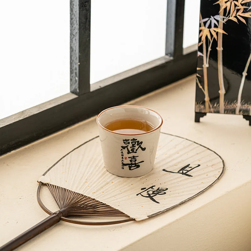 Plant Ash Ceramic Mug Cup Tea Coffee Home Kitchen Drinkware Handmade Rustic Style Pottery Tableware Porcelain