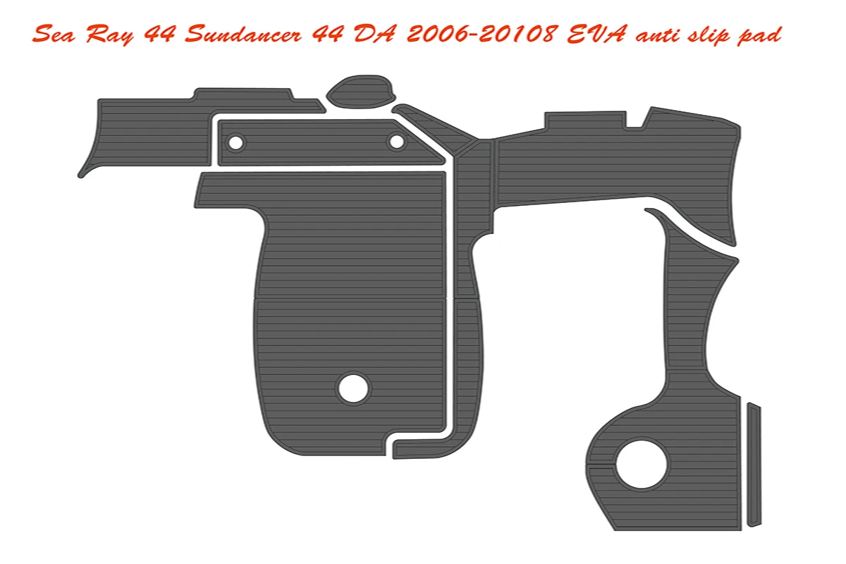 

Custom EVA Foam Deck Mat for Sea Ray 44 Sundancer 44 DA 2006-2008 Self Adhesive Anti Slip Marine Flooring Pad