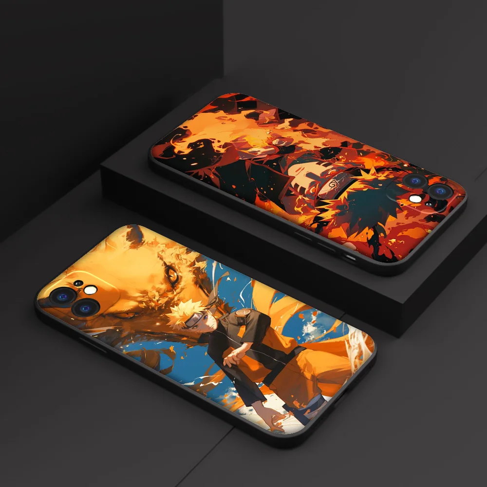 H-12 de Anime n-naruto para Samsung Galaxy, nueva funda de teléfono para Samsung Galaxy A15, S10E, S9, S8, S7, Note 20, 10, 9, 8 Plus, Lite