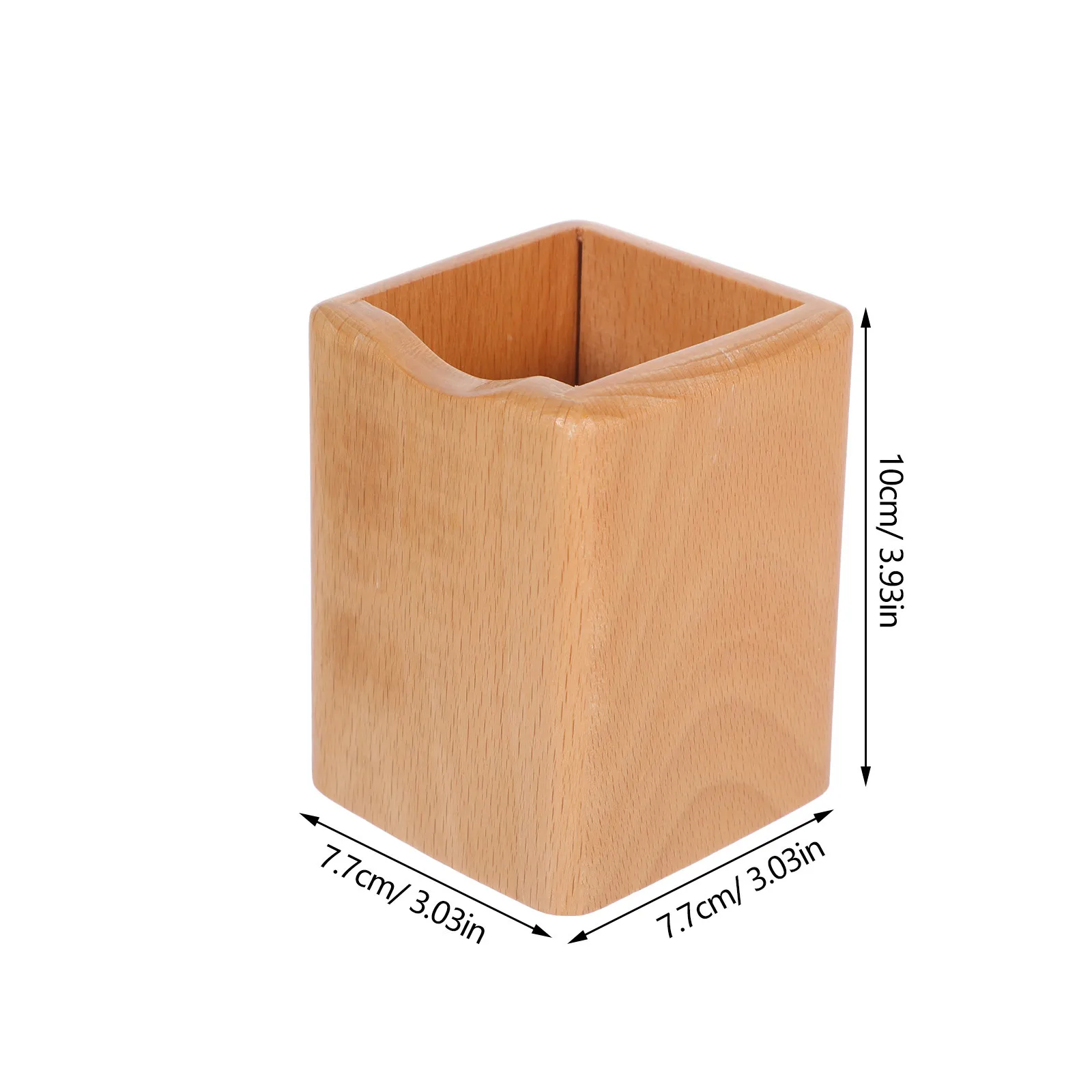 Wooden Pen Holder Large Capacity Desk Organizer For Pens Pencils Markers Makeup Brushes Stationery Storage Container