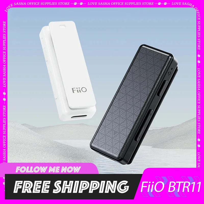 Fiio Btr11 Bluetooth 5.3 Receiver Ldac Audio Headphone customied Adapter Amplifier Wireless Bluetooth Headphone With microphone