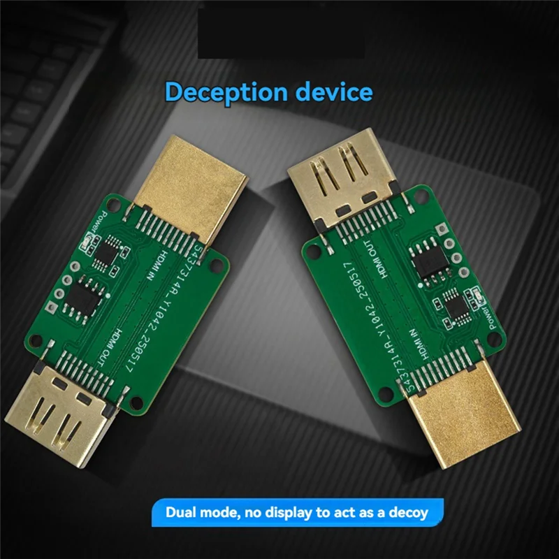 Устройство для пароля с блокировкой графической карты FFYY — совместимый спойлер высокого разрешения, имитация поддельной нагрузки, поддерживает 4K/60 Гц