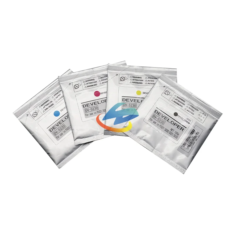 

4 шт. DV5230 порошок разработчика копировального аппарата, совместимый для Kyocera M5021 5221 P5018 5026 PA2100 DV-5230, высококачественный порошок CMYK/120 г