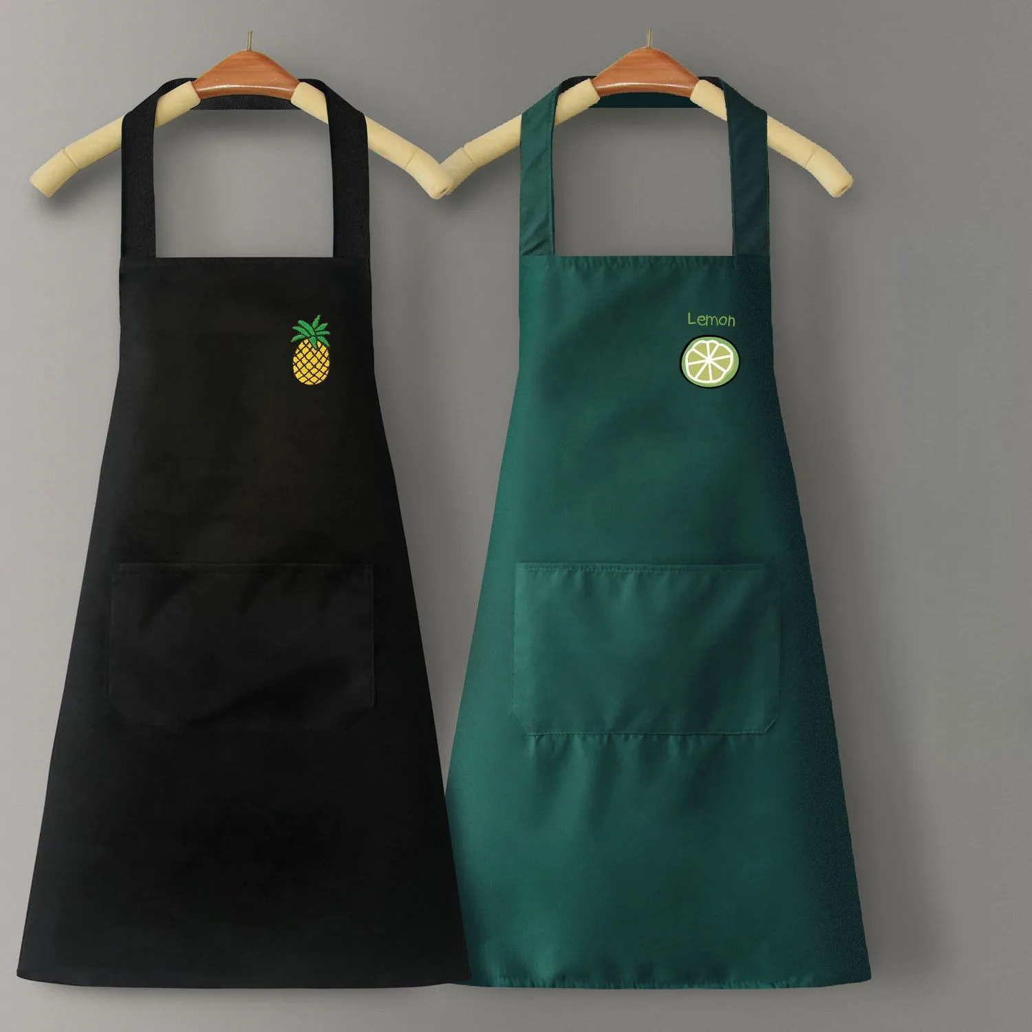 

Waterproof and Oil Resistant Apron Kitchen Workwear Home Cooking Cleaning Unisex Sleeveless Apron PVC Kitchen Accessories