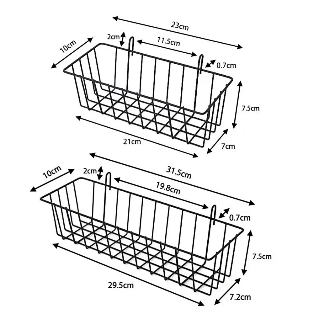 Wall Hanger- Grid Design Wall Mounted Storage Basket Home Decoration DIY Photo Wall Display Art Storage Box Basket for Bathroom