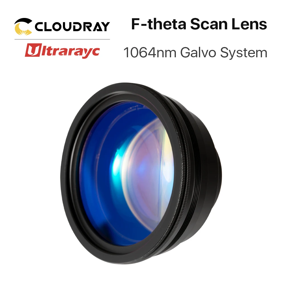 Ultrarayc F-theta Lens 1064nm Soczewka skupiająca Laserowa ogniskowa 63-420mm Pole skanowania 50×50-400×400 dla systemu galvo z laserem