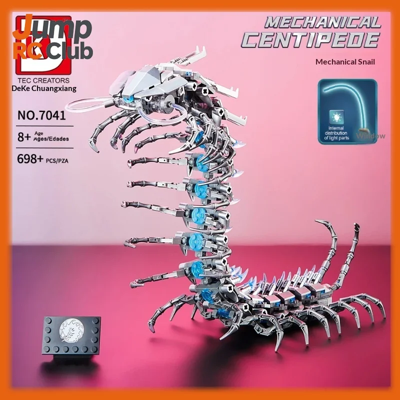 

Механический паук-стремительный ходун DECOOL 7041: развивающий конструктор, игрушка для сборки своими руками, креативный научный подарок для детей