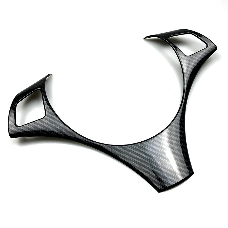 Lenkrad Dekorative Rahmen Form Aufkleber Streifen Für BMW 3er E90 E91 E92 E93 05-12 Carbon Faser trim Abdeckung Innen