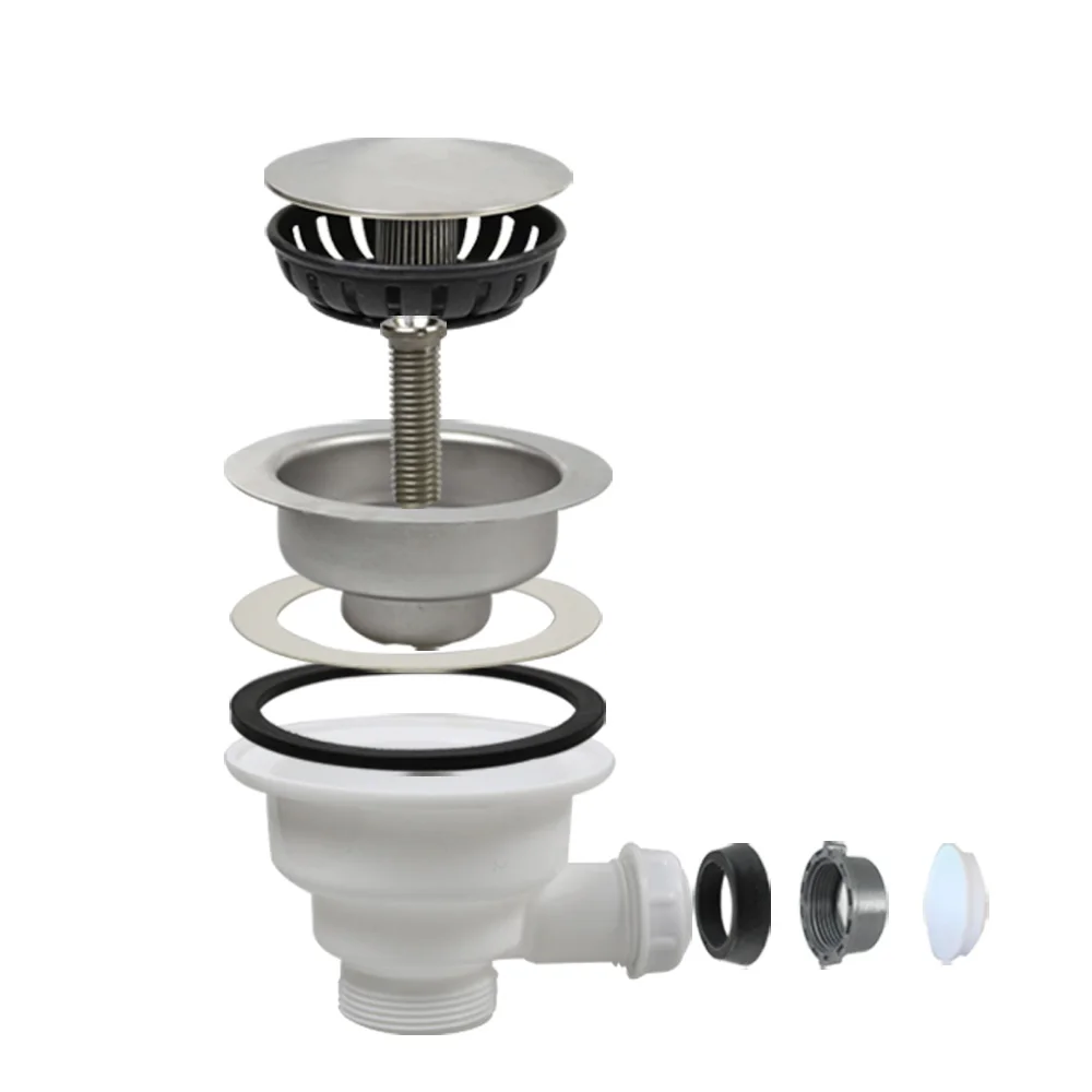 Talea Gootsteen Zeef 114Mm Pop Up Zeef SUS304 Rvs Drainage Afval Kit XK258