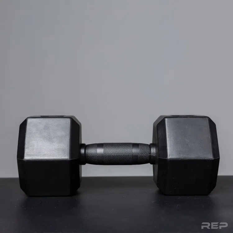 6-Sided Rubber Coated Hex Dumbbells-Cast Iron Core Precision Weight Non-slip Durable for Bodybuilding Fitness Equipment Fitnessp