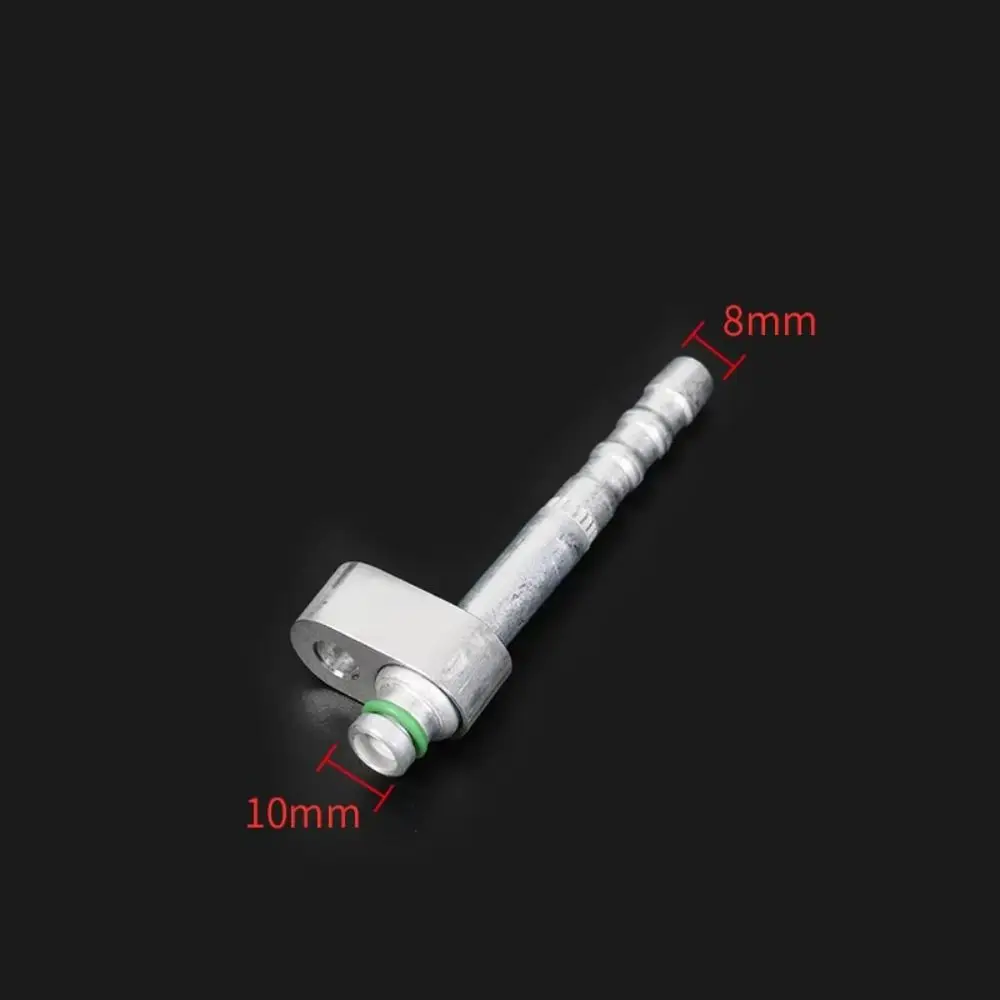 Aluminum Automotive Air Conditioning Hose Fitting Eco-friendly Pipe Head Replacement Air Conditioning Pipe Joint R134a Connector