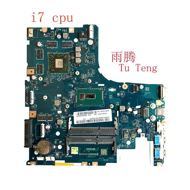 AIWZ0 / Z1 LA-C282P motherboard for Lenovo Z51-70 V4000 notebook motherboard processor i7cpu test 100% work