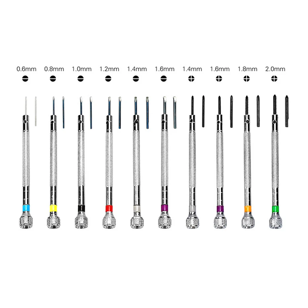 Repair Tool Kit with 21 Precision Pieces for Watches Eyeglasses and Electronics with Smooth Operating Demagnetizer Function