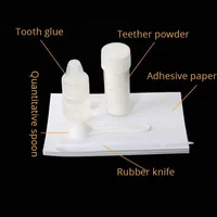 1-4Pcs Halloween Vampire Dentures Prop Halloween party Costume DIY Cosplay Props Decoration False Teeth With Dental Gum 2