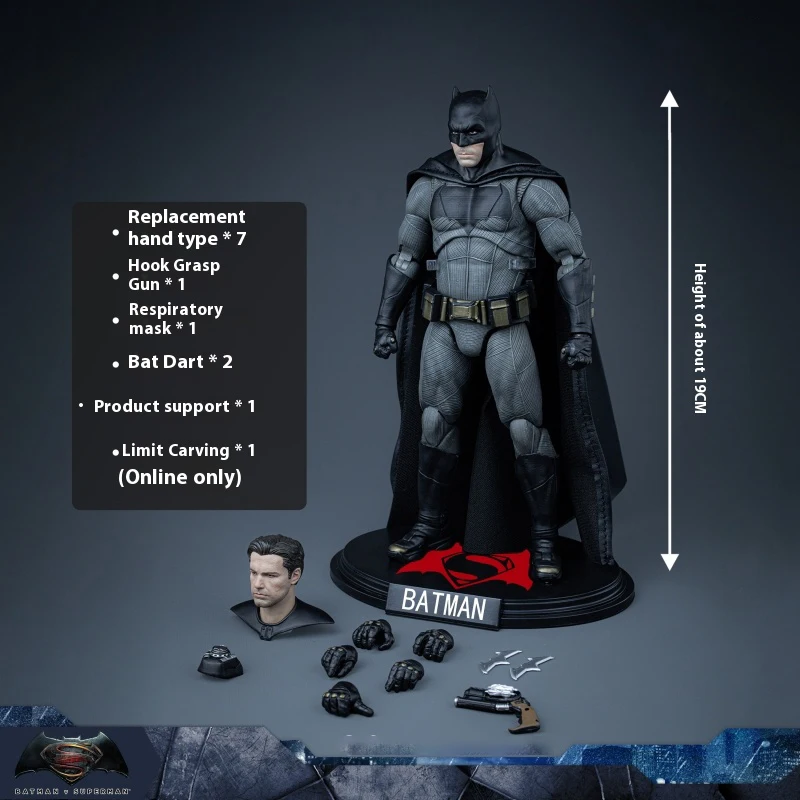 

Original Fondjoy Batman Anime Figure Ben Bruce Wayne Action Figurine Armor Batman Dc Multiverse Children Toys Birthday Gift