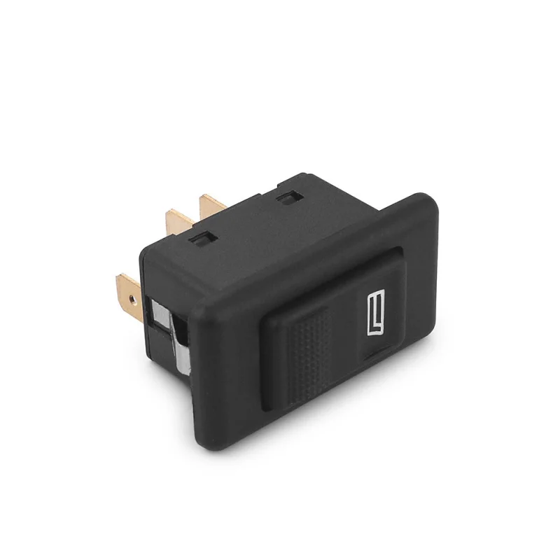 

Universal Autos Car Button Switch 5pins DC 12V 24V Electric Power Window Switch 20A With Green LED Light
