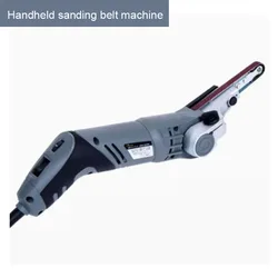 Handheld sanding belt machine, small woodworking DIY mini sanding machine grinding tool polishing machine