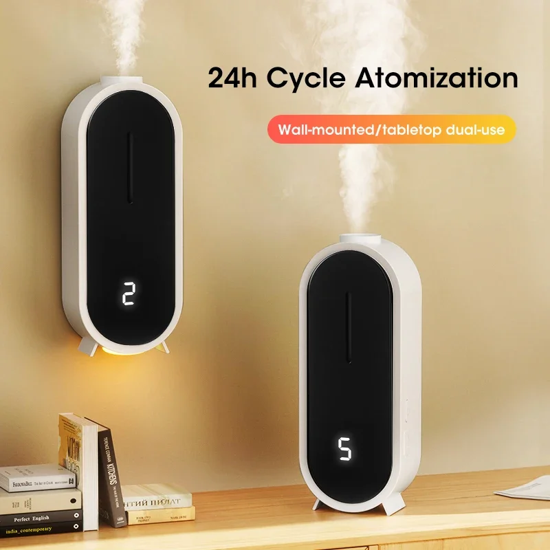Ultrasonic Essential Oil Diffuser, Portable Aromatherapy Machine with 50ml Water Tank, Humidifier for Home Bedroom Office