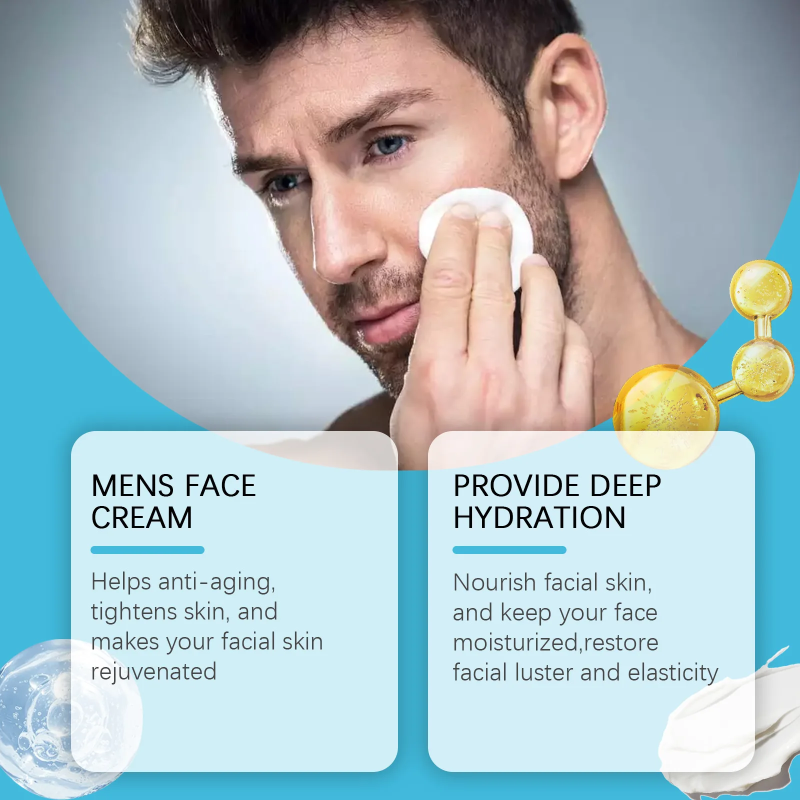 Retinol Face Moisturizing Cream Remove Redness Oil Control Improve Brightening Reduce Fine Lines Man Collagen Facial Care Lotion