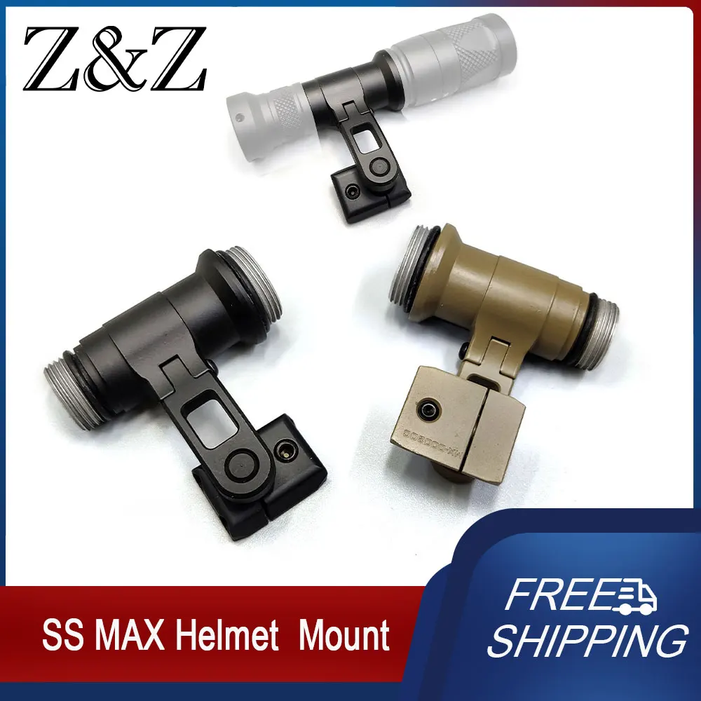 Weapon Helmet Light Mount SS MAX for KIJI M300 M600 Series Scout Light Mounting Base Adapter Tactical Accessories