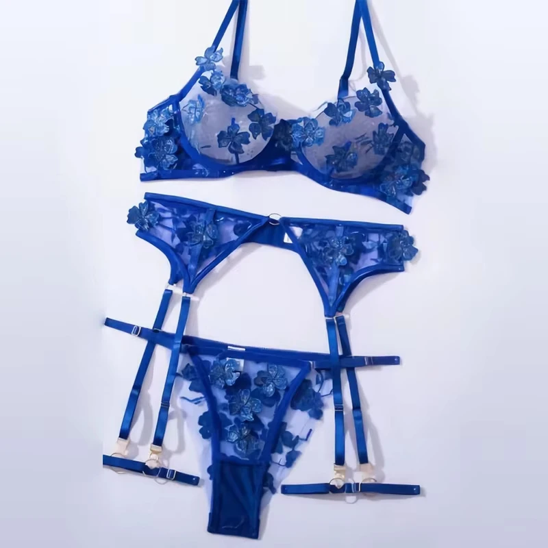 

Bikini Temptation Lingerie New See-Through Mesh Swimsuit Set