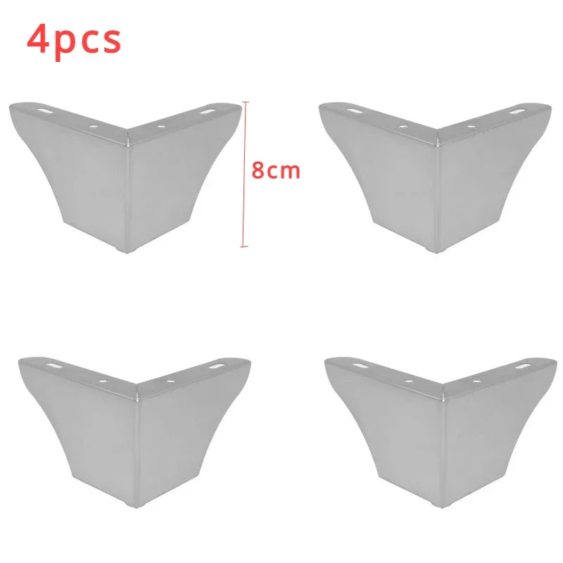 4pcs Pack Furniture Legs Minimalist Furniture Feet Metal Sofa Legs Replacement Sofa Coffee Table Cupboard Cabinet TV Stand Feet