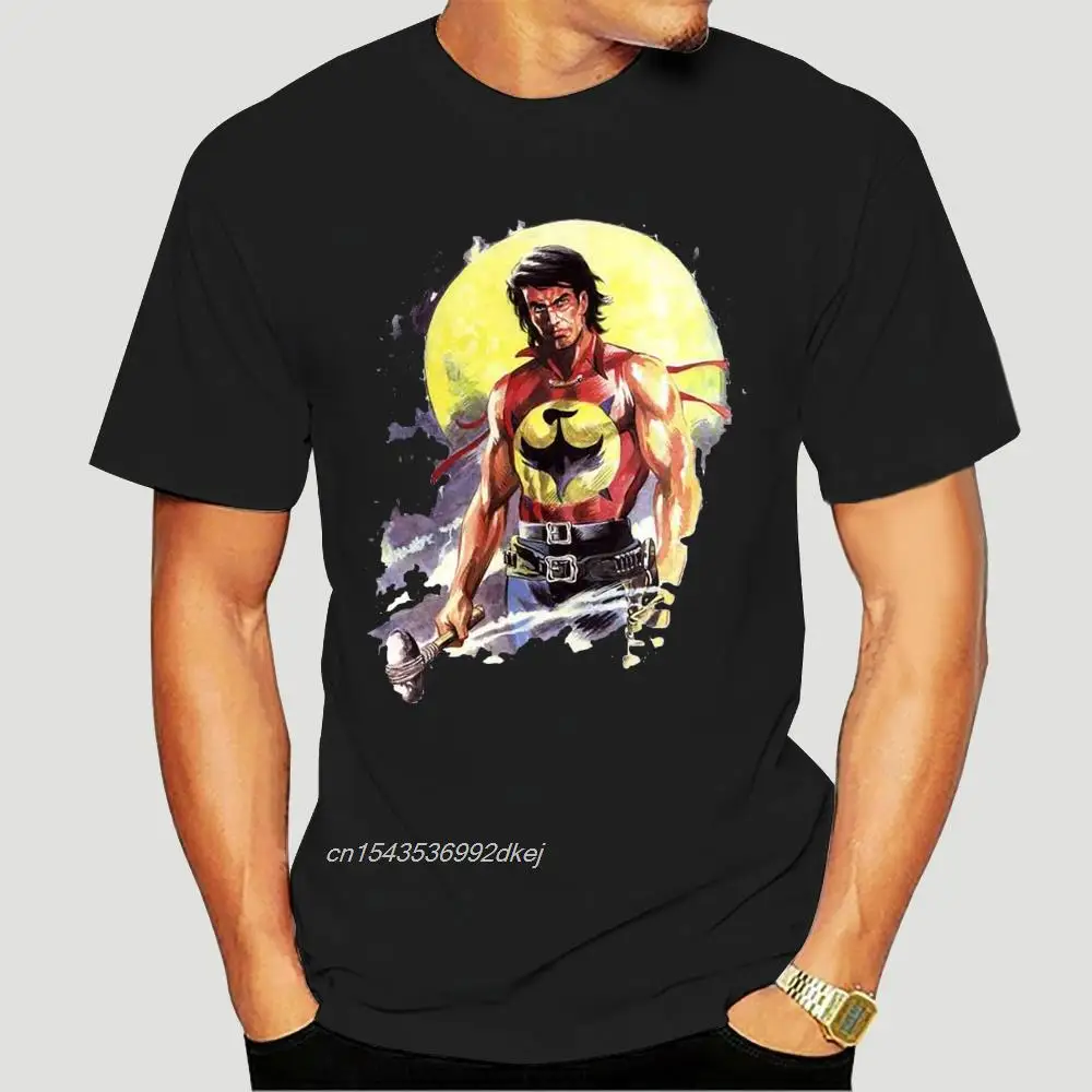 

Top Tee 100% Cotton Humor Men Crewneck Tee Shirts Maglietta Zagor 1057A