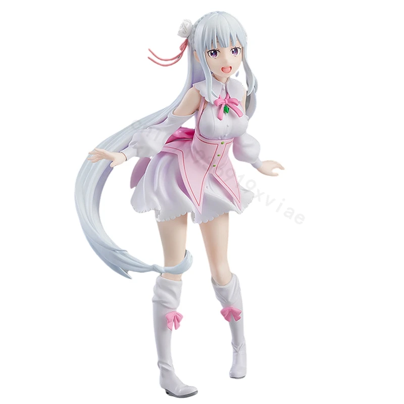 17cm Re: Zero Starting Life in Another World Anime Figure Emilia Action Figures Kawaii Memory Snow Emilia Collection Model Toys