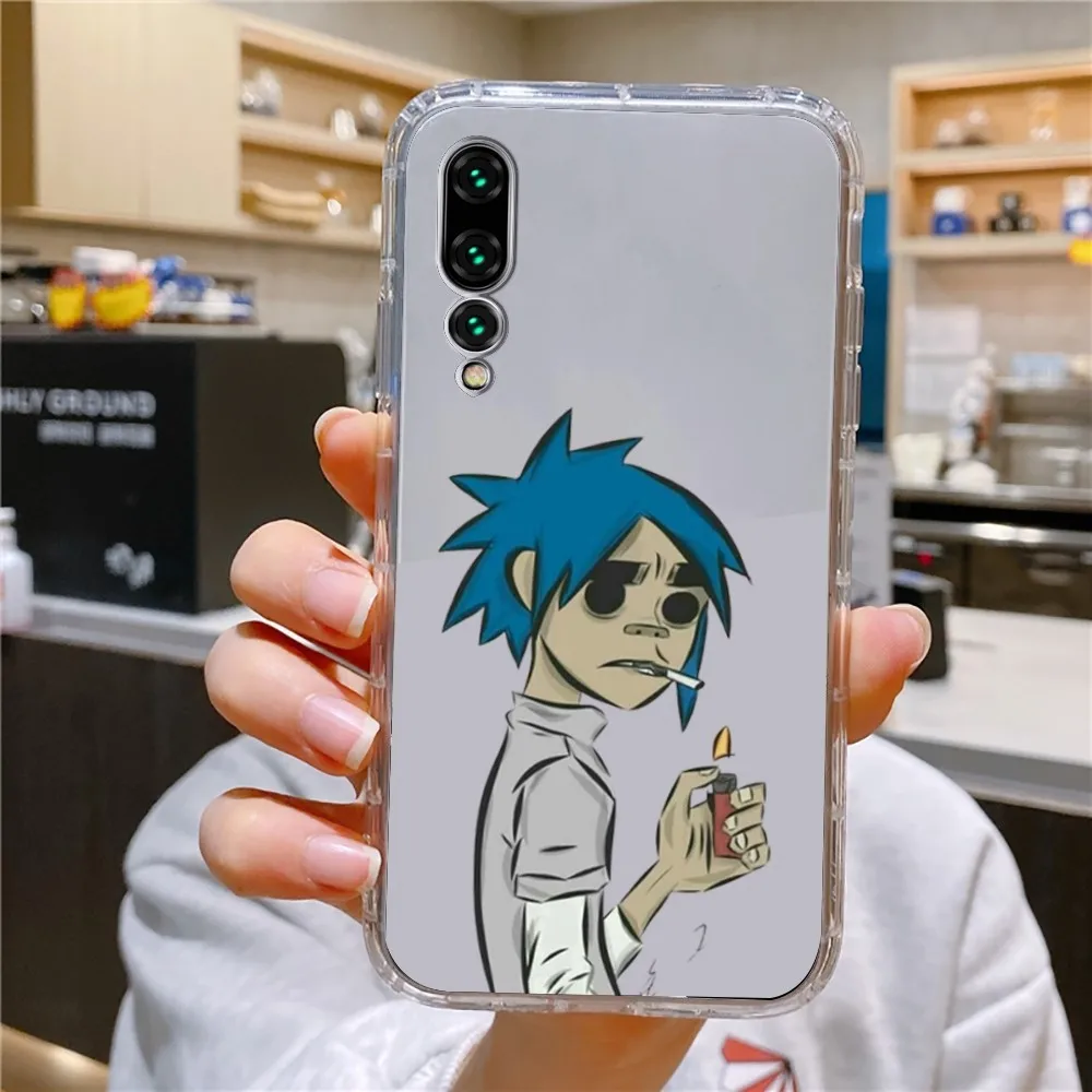 GG-Gorillaz V-Virtual B-Band Phone Case For Xiaomi 11 Redmi Note 11 5G 8T 9A 9 10T Note8Pro Note9 12SUltra Transparent Case