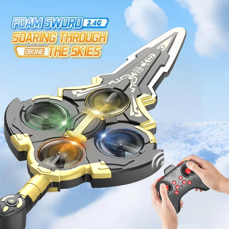 

Летающий меч RC Самолет Дистанционное управление Jet 360° ° Откидной трюковый истребитель с подсветкой для детей и взрослых