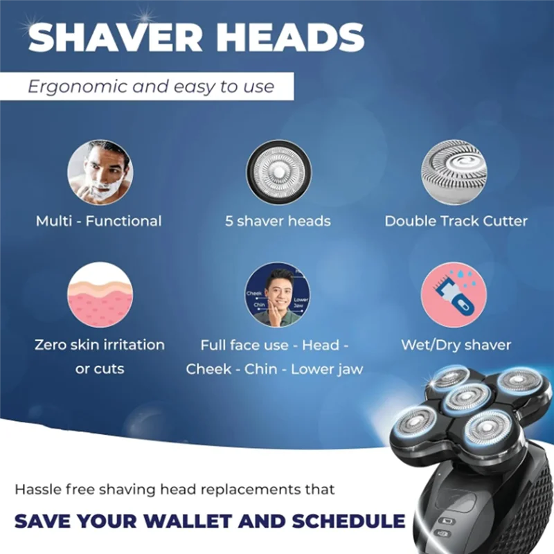 B98A-Men's Precision Electric Shaver Replacement Razor Blade For Remington Balder Pro Head Models XR7000 XR1500 XR1501