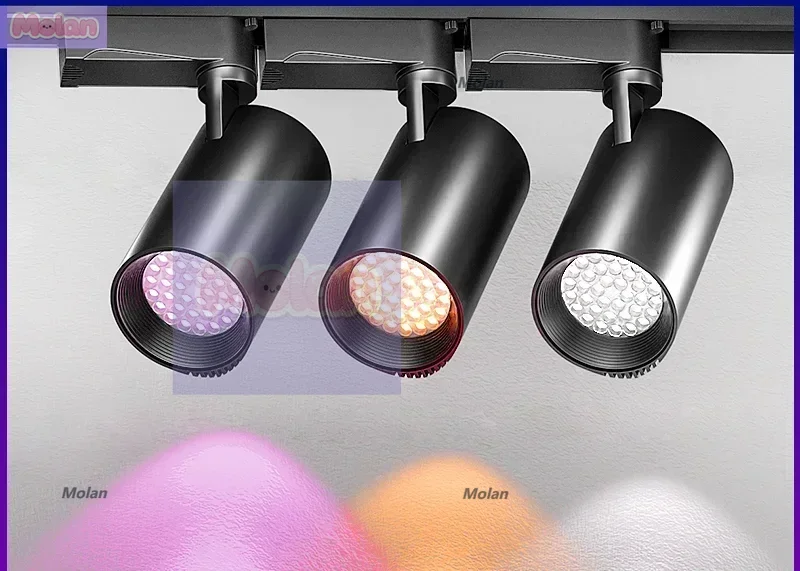 

2024 New National Standard Track LED Spotlights Fresh Pork Deli Special Supermarket Fruit Vegetables Seafood Braised Vegetables