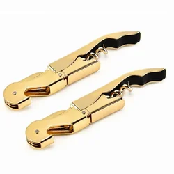 Waiters Corkscrew with Foil Cutter Professional Folding Wine Bottle Opener Stainless Steel Wine Opener Key for Bartenders штопор