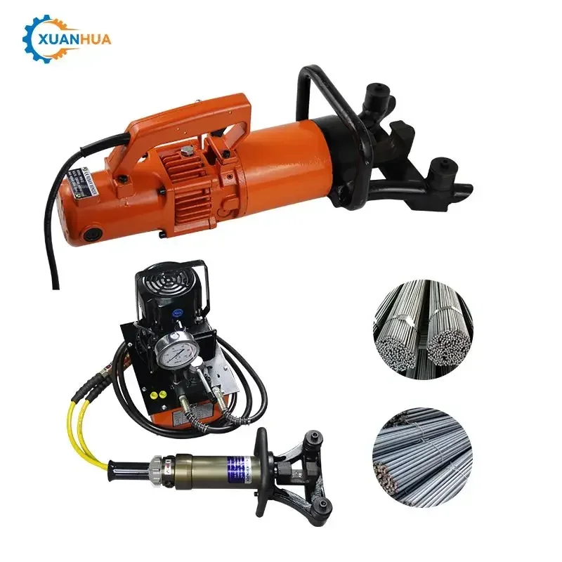 Máquina dobladora de barras hidráulica portátil rb16, práctica máquina eléctrica hidráulica para doblar barras de acero y varillas corrugadas