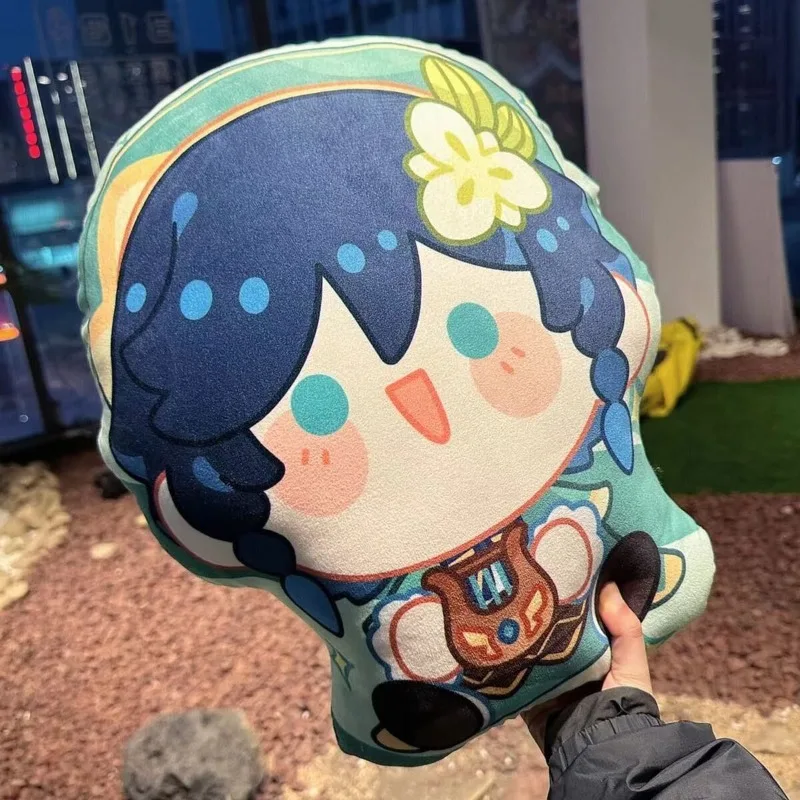 

Presale 15 Days 2025 Anime Game GS Impact Cos Venti Barbatos Unisex 40cm Double-sided Printed Cartoon Throw Pillow Prezzie