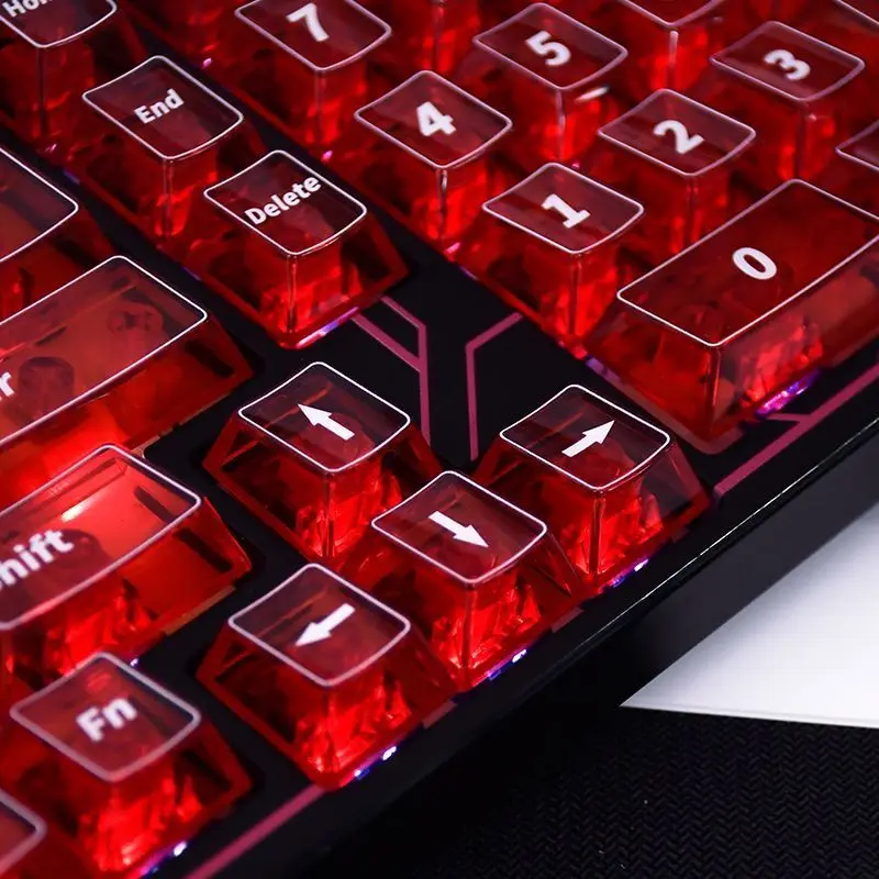 130 Keys Red Transp…