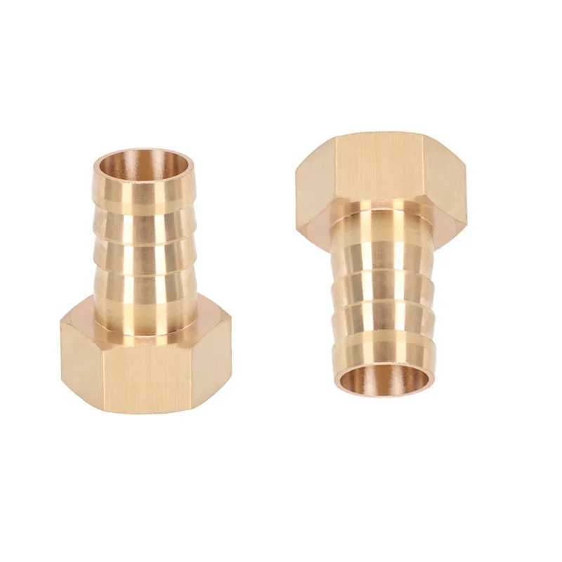 4PCS Full Copper Pagoda Inner Wire Direct Insertion 6/8/10/12/16 Hose Green Head 2/3/4 Inch Inner Tooth Quick Connector Hardware